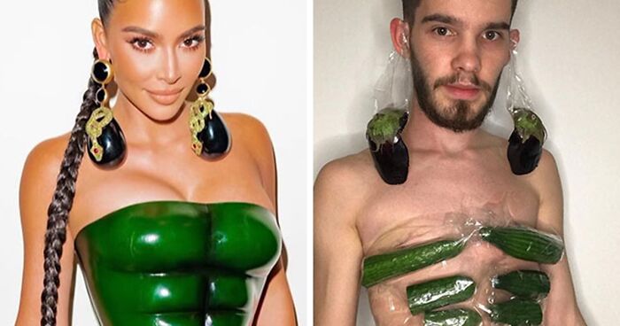 62 Pics Of Celebrity Outfit Recreations By A Romanian Artist (New Pics)