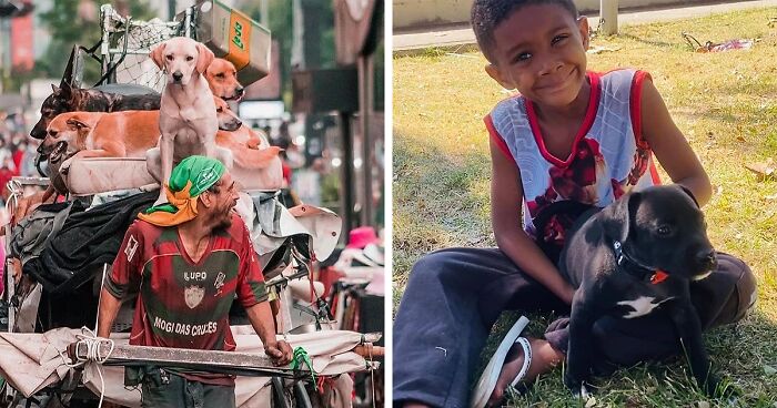 The Most Sincere Love Comes From Animals, And Here Are 60 Heartwarming Pictures Of Homeless People With Their Pets In Brazil (New Pics)