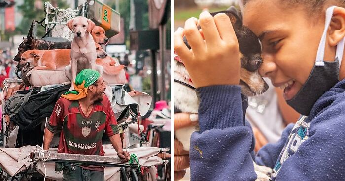 The Most Sincere Love Comes From Animals, And Here Are 60 Heartwarming Pictures Of Homeless People With Their Pets In Brazil (New Pics)