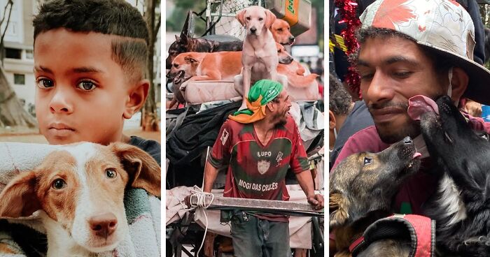 The Most Sincere Love Comes From Animals, And Here Are 60 Heartwarming Pictures Of Homeless People With Their Pets In Brazil (New Pics)