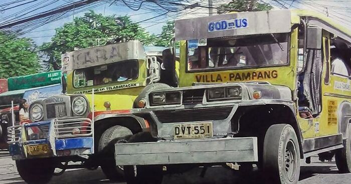 I Create Hyperrealistic Watercolor Paintings Of The Philippines' Capital, Manila (15 Pics)