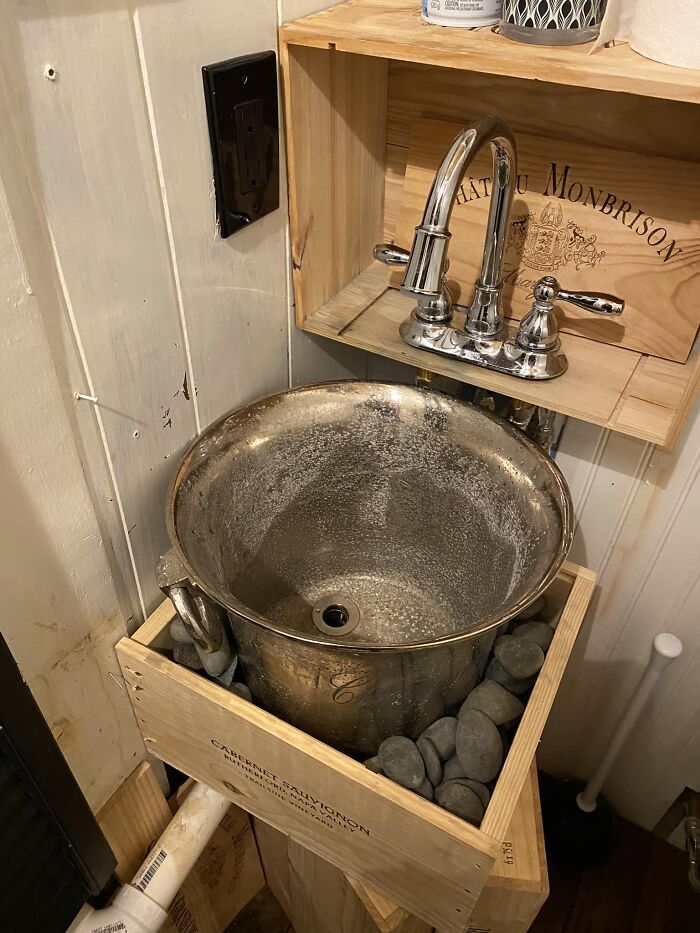 This Sink At The Airbnb We Stayed At Earlier This Year