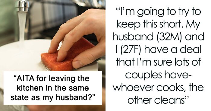 Woman Gets Fed Up With Her Husband Leaving A Mess After He Cooks, So She Starts Doing The Same