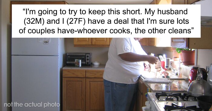 Man Refuses To Believe That He Leaves As Big Of A Mess After Cooking As His Wife Says, Gets Mad At Her After She Gives Him A Taste Of His Own Medicine