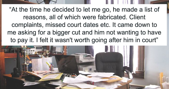 Recently Fired Employee Gets Pro Revenge On Law Firm Owner After Finding Out He Screwed Over His Whole Team