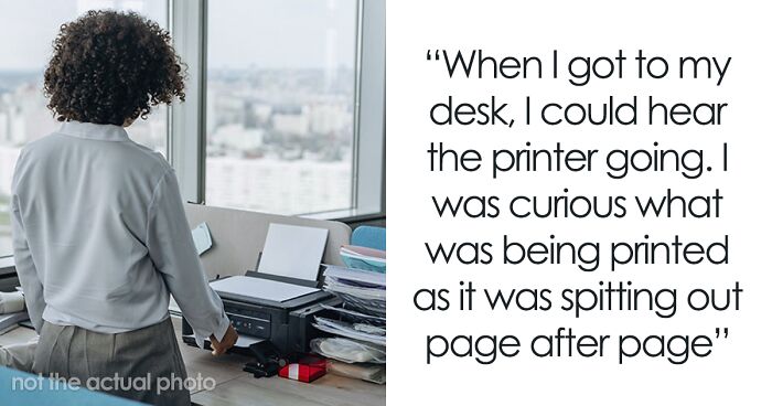 Manager Won't Let Employee Print 4 Pages For Free, Regrets It After Getting Caught Printing At Least 100 In Secret