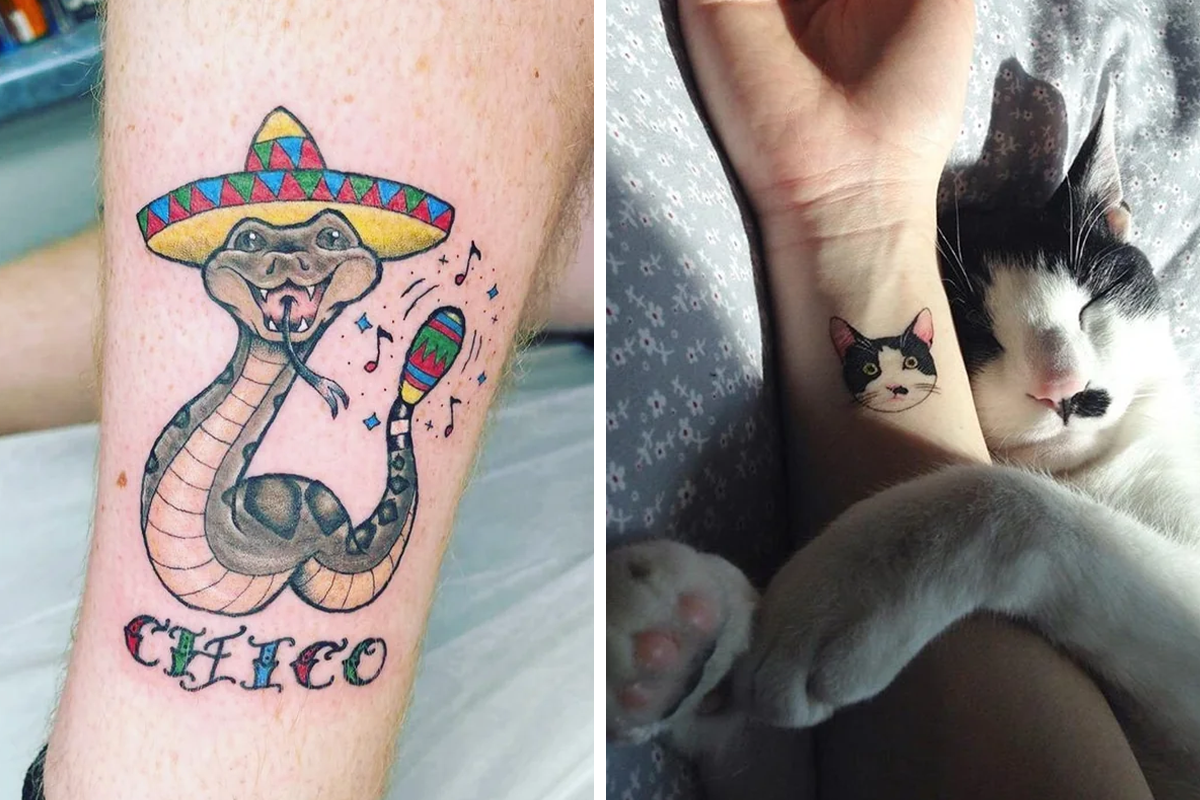 Womans sweet tattoo tribute to dog leaves people in tears  Mirror Online