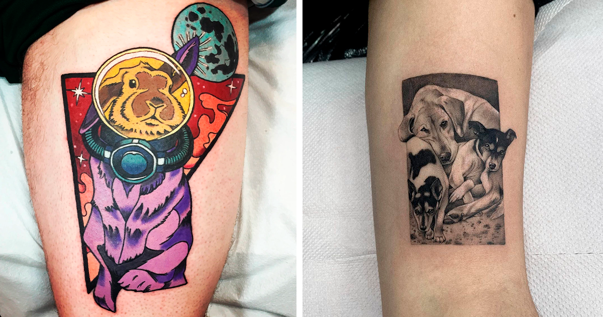 Hamster tat | Remembrance tattoos, Cute tattoos, Geometric animal tattoo