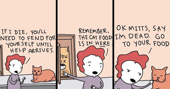 These 58 Comics Called 'Goat To Self' Are Based On Ridiculous And Unexpected Situations That May Never Happen In Real Life (New Pics)