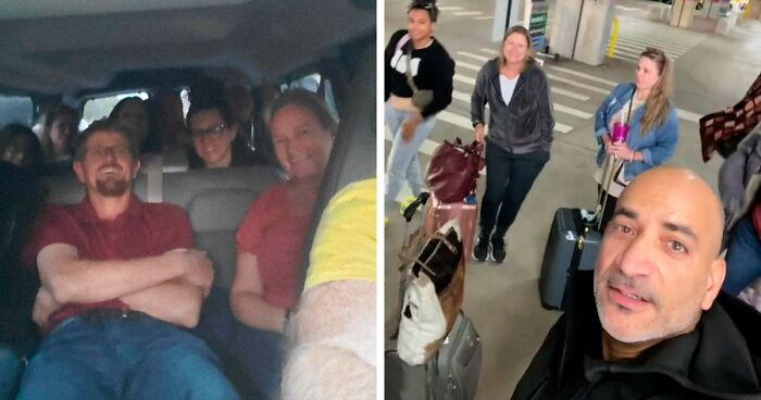 13 Strangers Chipped In For A Van And Went On A 10-Hour Trip After Their Flight Got Canceled