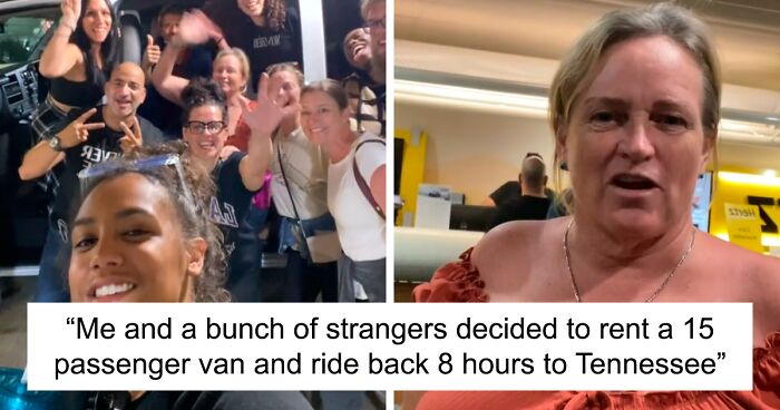 Woman Documents Her Unexpected Road Trip With 12 Strangers After Their Flight Got Canceled, Goes Viral