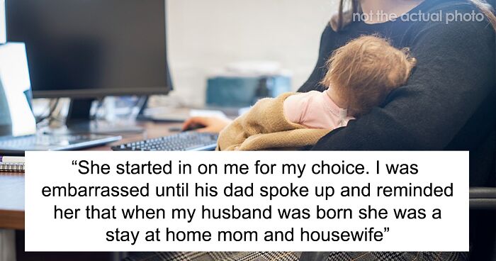 Family Drama Ensues After New Mom Decides To Work From Her Office And Leaves Jobless Husband To Take Care Of The Baby