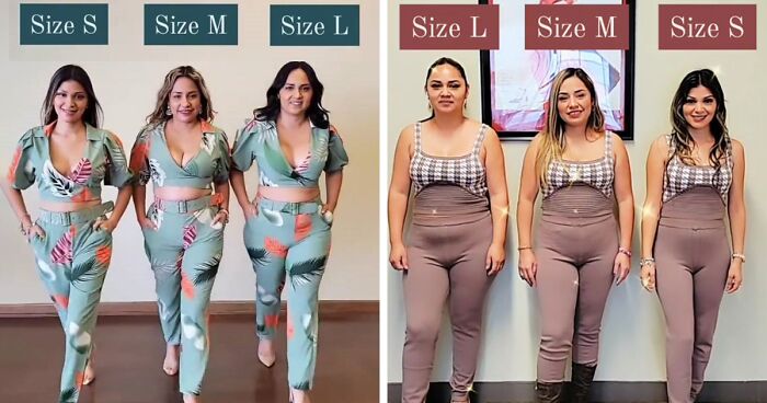 Three Women Demonstrate How The Same Outfit Looks On Their Different Body Sizes (25 Pics)