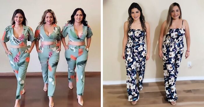 Three “Sassy And Chic” Friends Show How The Same Outfit Looks In Different Sizes (25 Pics)