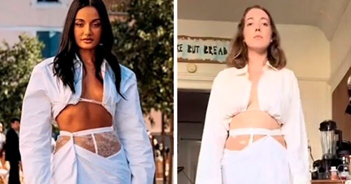 Woman Comes Up With Brilliant And Hilarious Ways To Recreate Celebrity Red Carpet Looks