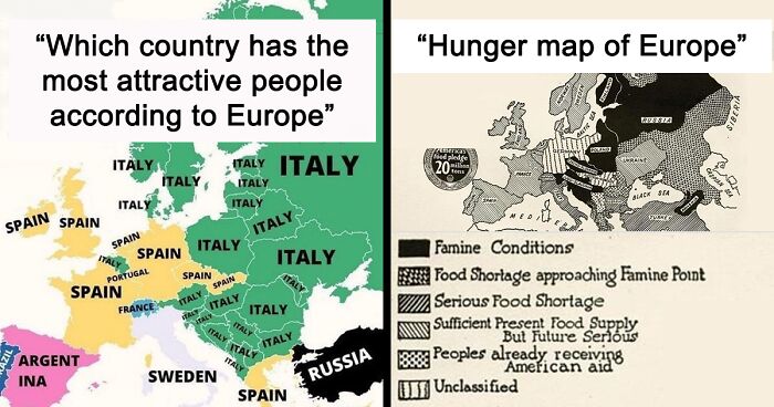 126 Fascinating And Informative Maps That Put Things Into Perspective (New Pics)