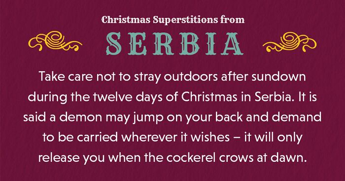 We Have Illustrated The Top 12 Christmas Superstitions That Are Still Traditionally Practiced In Today’s World