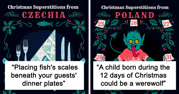 Various Countries In The World Have Different Superstitious Christmas Rituals, And Here Are 12 Of Them