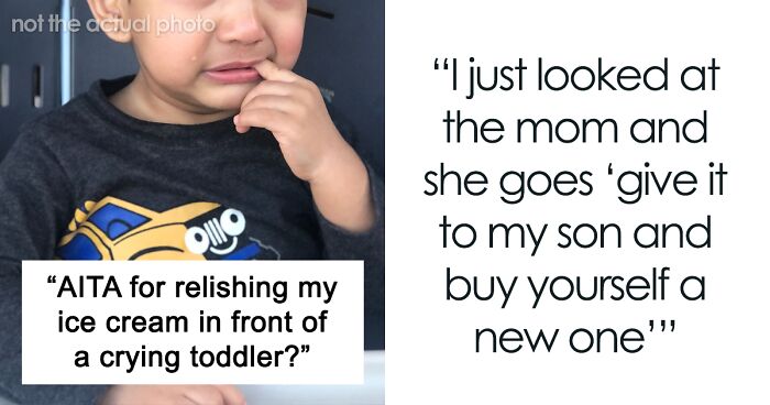 The Internet Applauds This Woman For Ignoring Rude Mom’s Insults After She Refused To Give Her Ice Cream To A Screaming Toddler