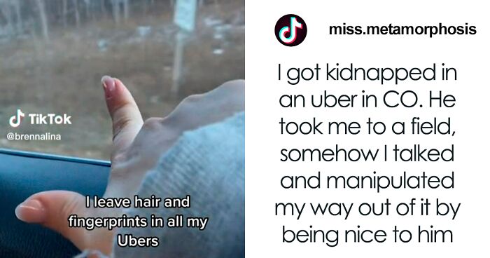 Women Are Sharing How They Intentionally Leave Hair And Fingerprints In Taxis, Just In Case They Don't Reach Their Destination