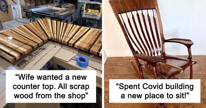 This 'Woodworking' Community With 4.6M Members Wows The Internet With Their Incredible Projects (97 New Pics)