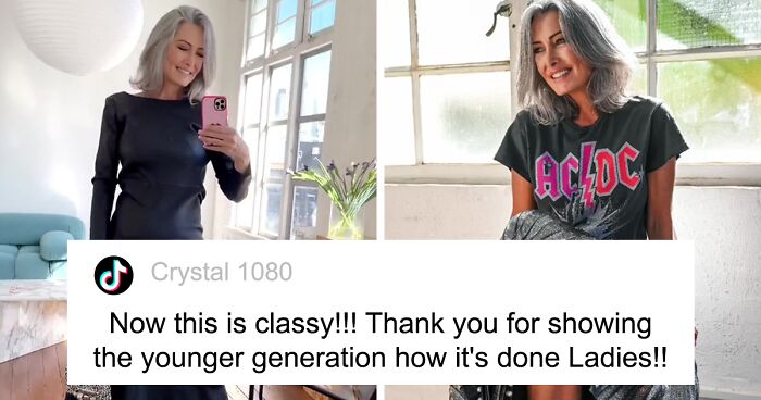 52 Y.O. Model And Photographer Breaks Stereotypes Of How Her Age Should Dress And Shares Her Trendy Outfits On TikTok