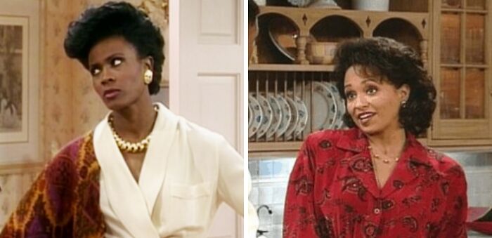 Janet Hubert as Vivian Banks in The Fresh Prince of Bel-Air and Daphne Maxwell Reid Vivian Banks