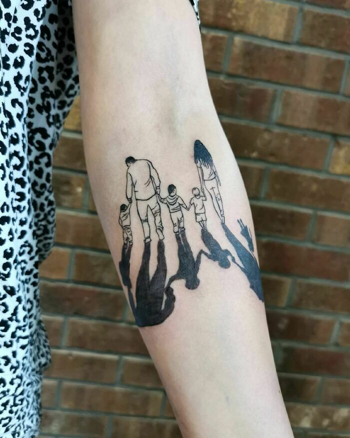 Three Guys and a Girl Explain Their Mom Tattoos