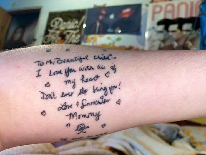 in loving memory mom tattoos