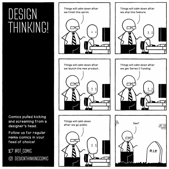 Artist Shows His Frustrations With His Design Career In Amusing Comics