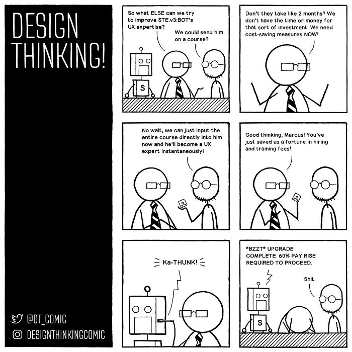 Artist Shows His Frustrations With His Design Career In Amusing Comics