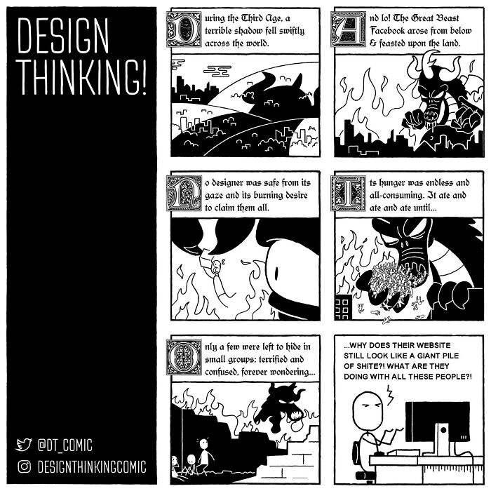 Artist Shows His Frustrations With His Design Career In Amusing Comics