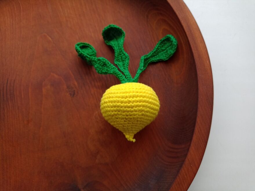 I Crocheted A Bag And Vegetable Set For Kids To Play With