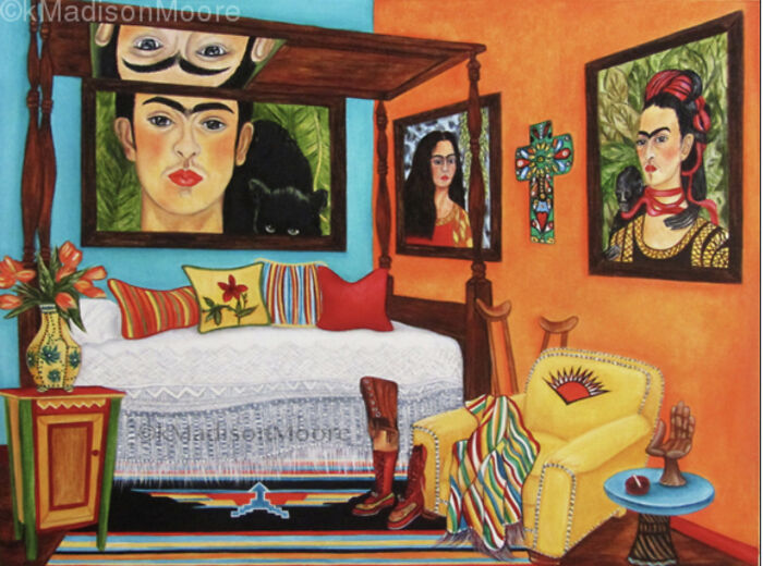 Frida's Bedroom - Frida Kahlo