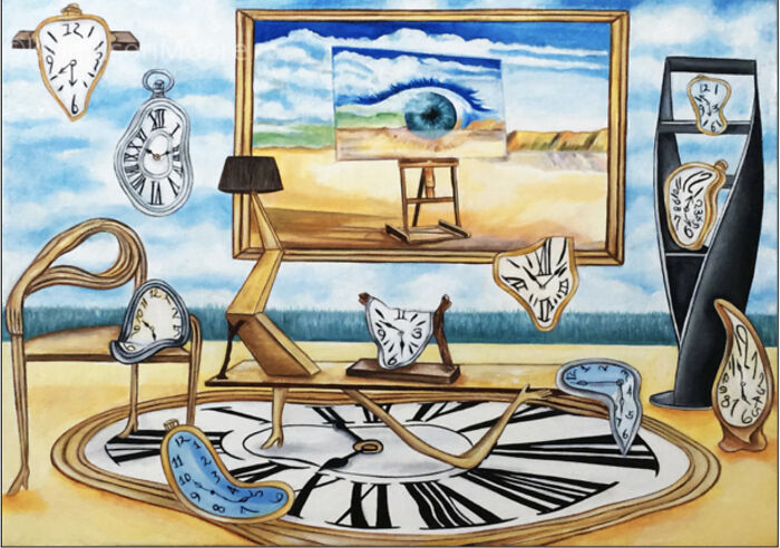 Watching Time - Inspired By Dali