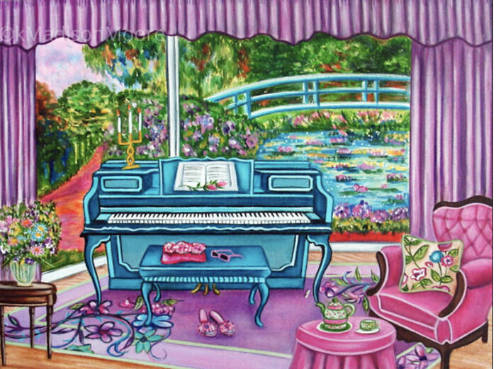 Music, Tea, Monet And Me - Inspired By Claude Monet