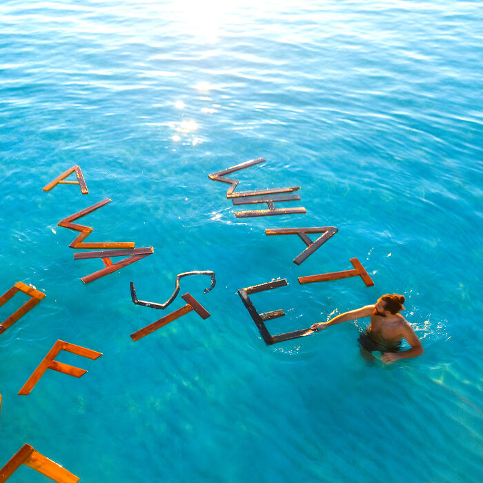 We Made An Installation And Performance Art In The Mediterranean Sea Called "Waste"