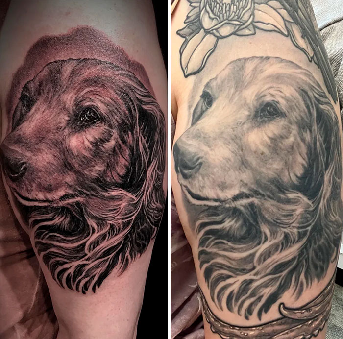 Fresh vs healed tattoo Taking  Asian Inks Tattoo Studio  Facebook