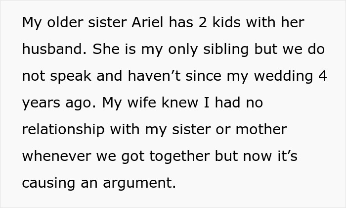 Man Asks If He’s Wrong For Forbidding His Sis To See His 2-Year-Old And Also Asking His Wife To Butt Out Of It