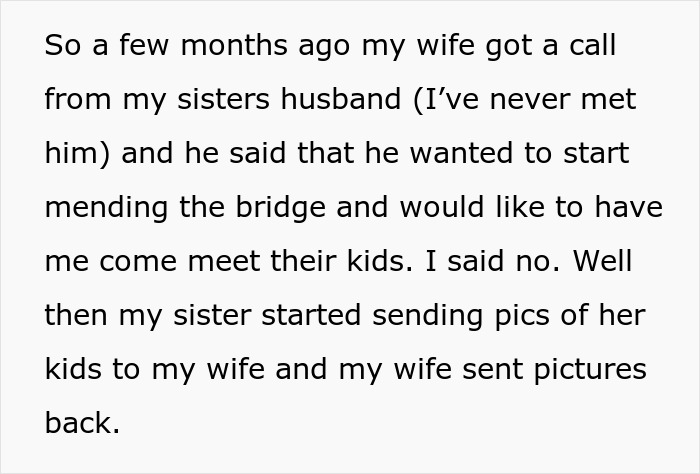 Man Asks If He’s Wrong For Forbidding His Sis To See His 2-Year-Old And Also Asking His Wife To Butt Out Of It