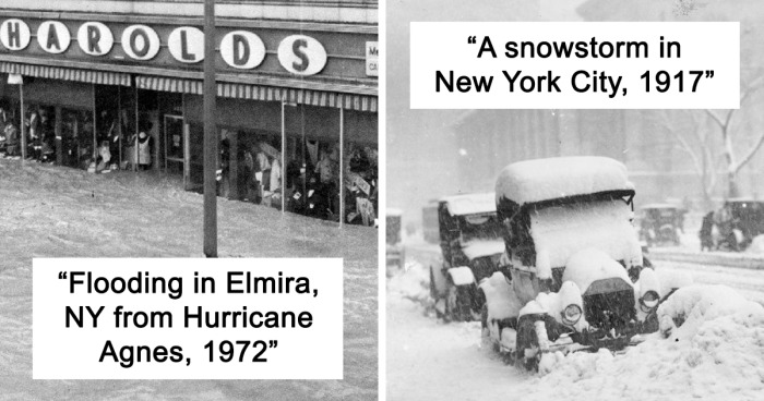 Twitter Account Shares 113 Rare Weather Pictures From The Past, Shows Just How Crazy And Unpredictable It Was