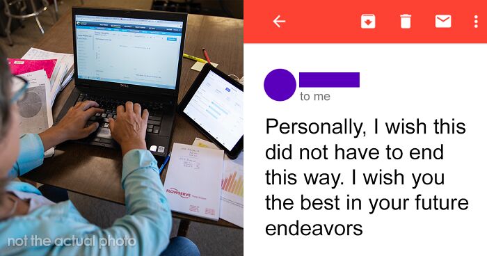 People Online Are Horrified By These Email Screenshots In Which A Story Of A Boss Lying To An Employee That They Were Fired Unfolds