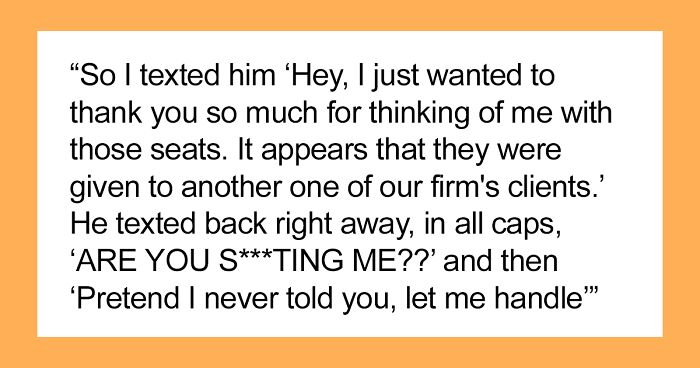 Netizens Enjoying This Pro Revenge Tale Of A Boss Losing Major Client After Swiping Super Bowl Tickets Which Were Intended For An Employee