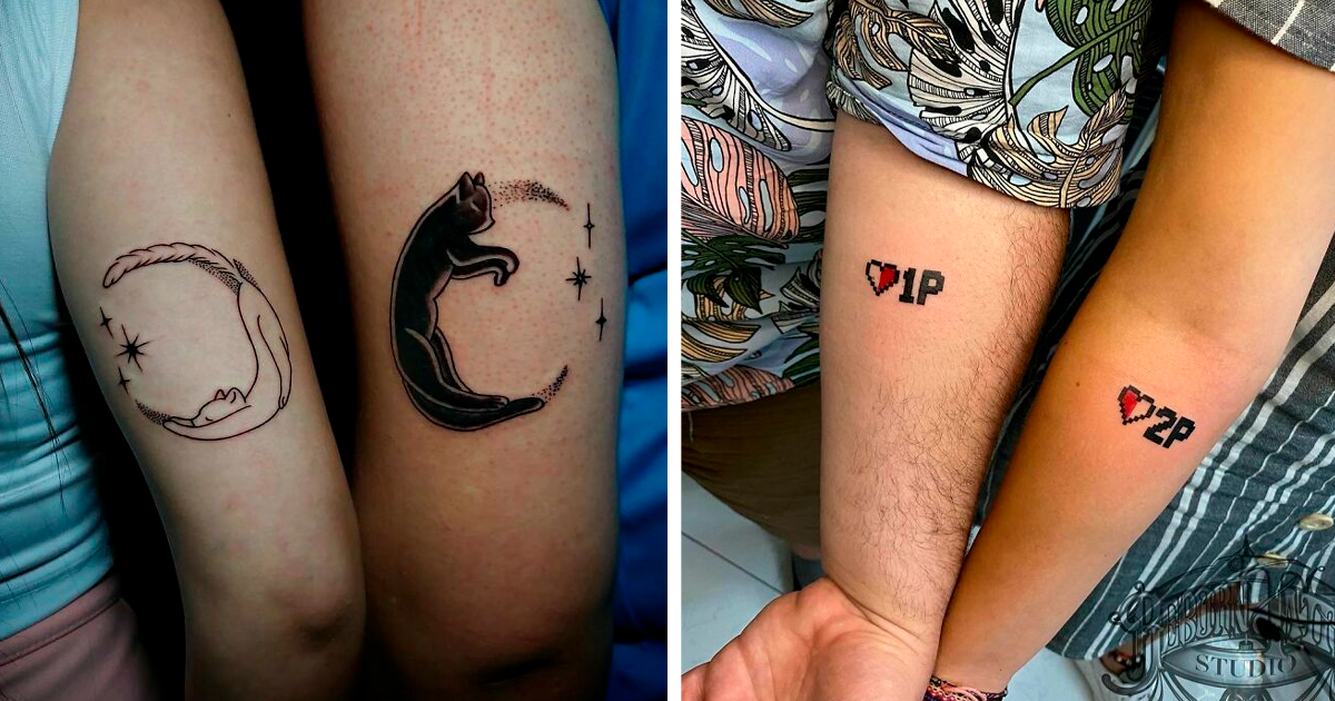 22 Awesome Sibling Tattoos for Brothers and Sisters  TattooBlend