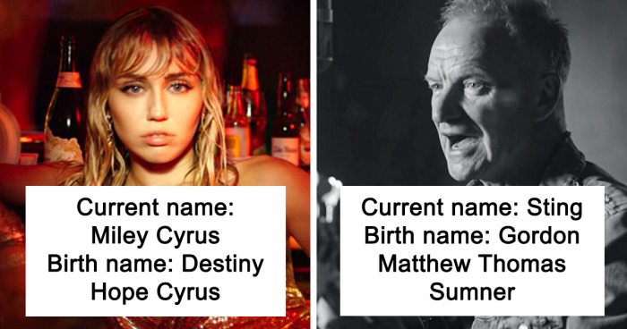 115 Celebrities Who Have Different Real Names