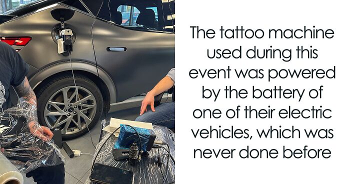 Car Dealership Got Creative For A Charity Campaign Supporting Ukraine By Hosting One-Day Tattoo Studio