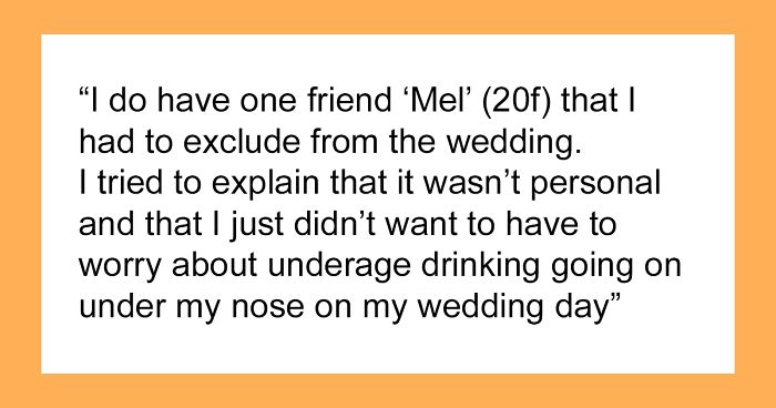  Bride Says She's 'Responsible' For Not Inviting Her 20-Year-Old Friend To The Wedding, Gets A Reality Check Online