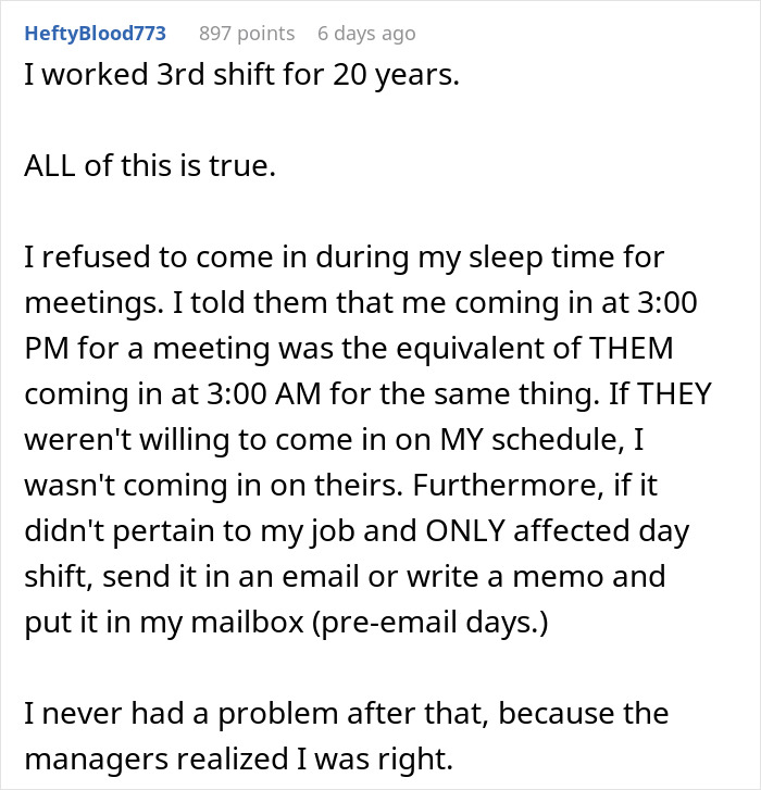  No One Thinks About The Night Crew Worker Who Starts Shift At 4 PM 