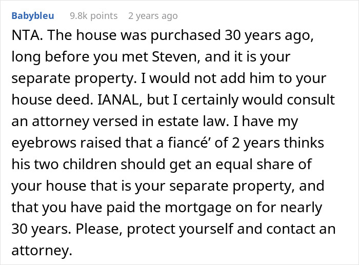 Woman Says It’s ‘Non-Negotiable’ That Her Daughter Inherits Her $1M House, Partner Of 2 Years Disagrees