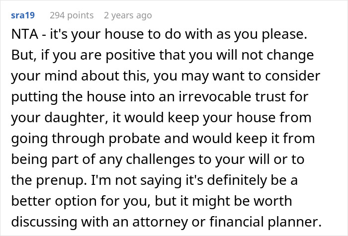 Woman Says It’s ‘Non-Negotiable’ That Her Daughter Inherits Her $1M House, Partner Of 2 Years Disagrees